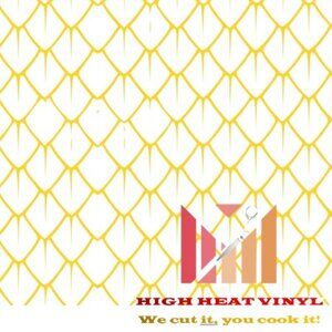 High Heat Duracoat Vinyl Stencil 10" x 12" - Dragon Scales 4 styling
